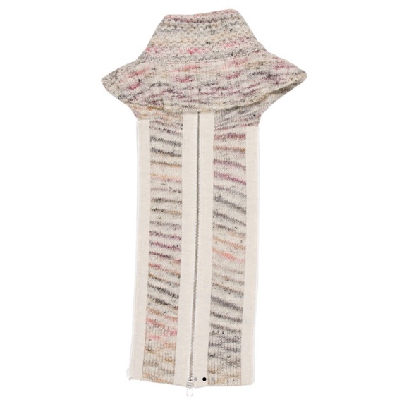 NWT- VERONICA BEARD Lynn Ivory Turtleneck sweater Dickey Jacket insert - Picture 2 of 2